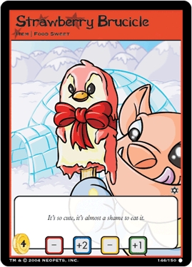 Strawberry Brucicle